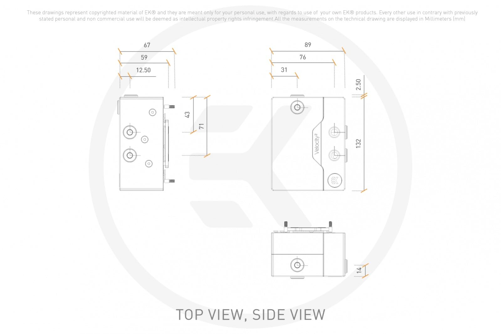Amazon.co.jp: EKWB EK QuanVelocity² DDC 4.2 PWM D-RGB AM5
