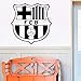 Football Sports Football FC Barcelone FCB Club Logo Signe Badge Messi Griezmann Sticker Mural Autocollant De Voiture Vinyle Decal Garçon Fans Chambre Salon Club Décor À La Maison Murale