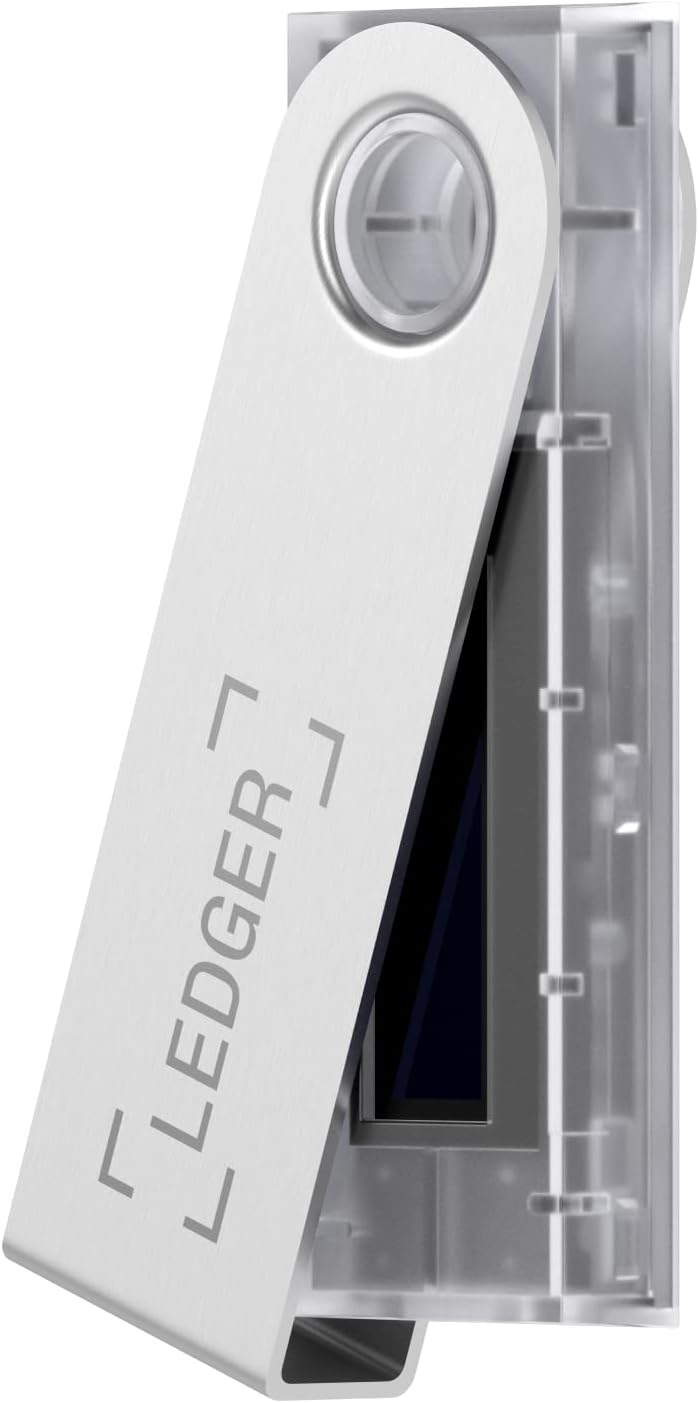 Ledger Nano S Crypto Hardware Wallet (Transparent)- Securely Buy, Manage and Grow Your Digital Assets