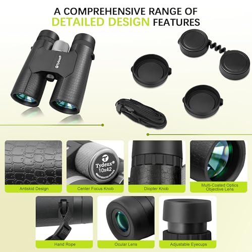 Binoculares Compactos 10x42 con Prisma BK7 miniatura 4