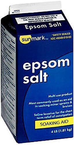 Sunmark Epsom Salt - 6 Boxes of 4 lbs