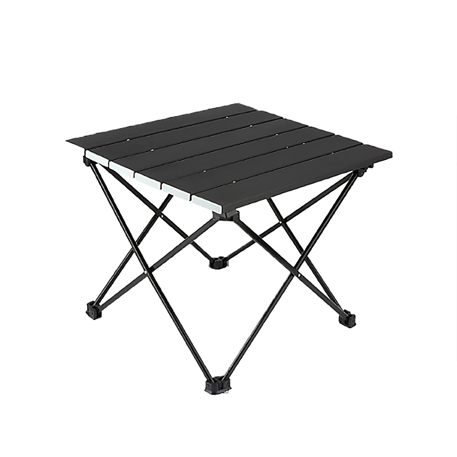 Table de camping pliante ultra stable et son sac de transport noir