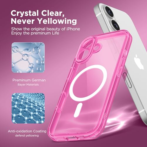 Coque de protection 6,1" magnétique transparente aimantée accessoire téléphone - 5