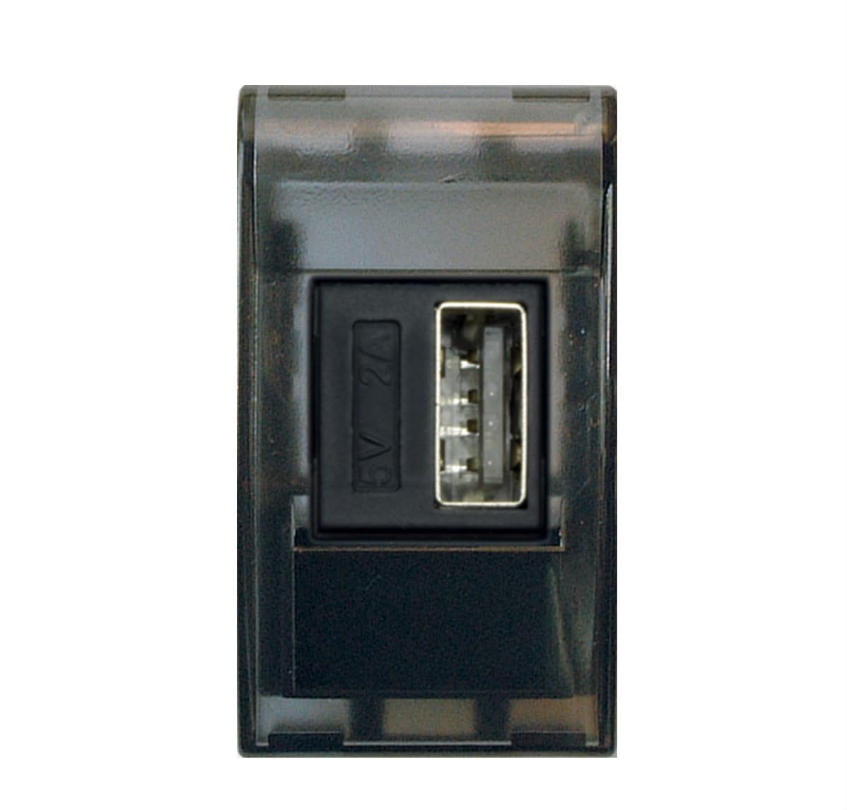 Caricatore Usb Univers. 2A Noir 1M AVE 45382USB2A