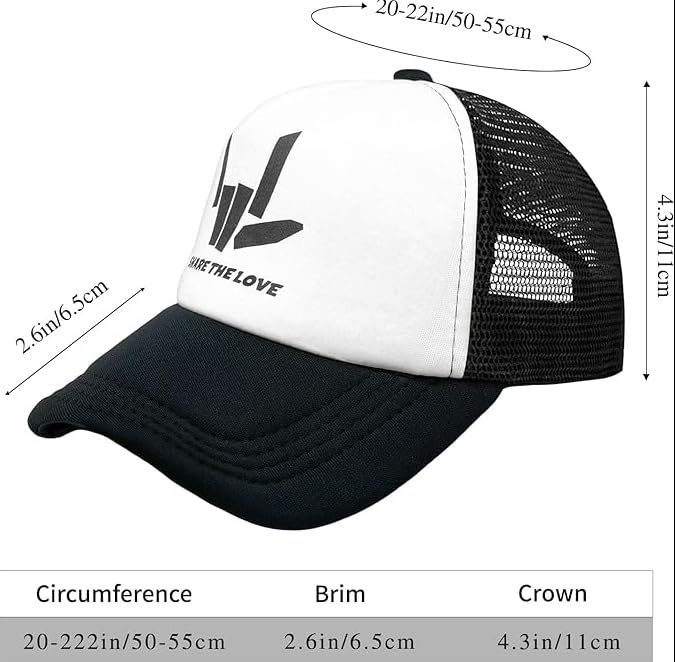 Share The Love Adjustable Boy and Girls Mesh Baseball Caps Kids Truckers Hats Toddler Baby Snapback Hat Children Sun Protection Hat