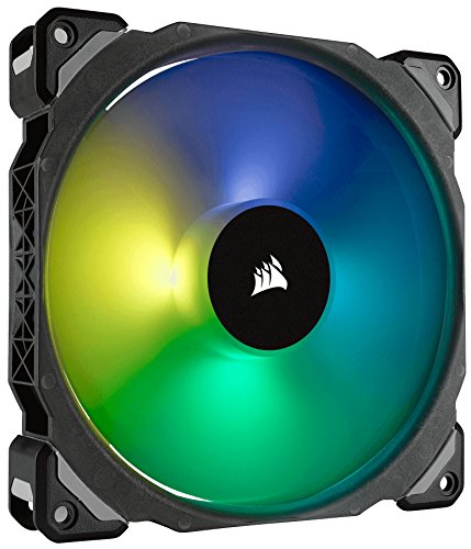 Corsair ML140 PRO RGB LED Ventilador de levitación magnética PWM - Paquete sencillo (Funciona a...