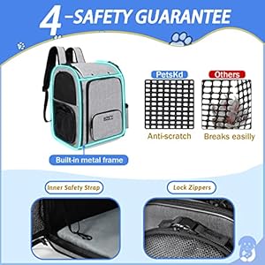 Expandable-Pet-Carrier-Backpack-for-Small-Medium-Dog-and-Cat-Large-Space-Fits-up-to-20-lbs-Pet-Foldable-Backpack-with-Safety-Lock-Zipper-and-Breathable-Mesh-for-Travel-Hiking-CampingGrey - Cucciolini Doodles   Expandable-Pet-Carrier-Backpack-for-Small-Medium-Dog-and-Cat-Large-Space-Fits-up-to-20-lbs-Pet-Foldable-Backpack-with-Safety-Lock-Zipper-and-Breathable-Mesh-for-Travel-Hiking-CampingGrey