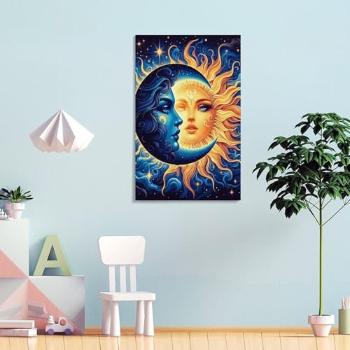 Affiche soleil lune pour une decoration interieure zen et chaleureuse - 4