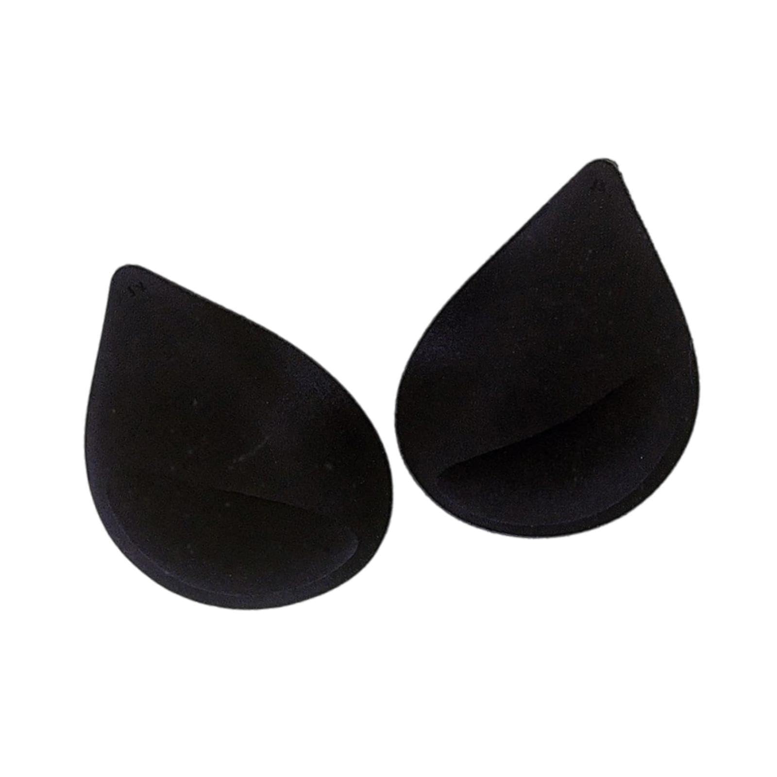 MERISHOPP®2X Bra Cups Inserts Removable Breast Enhancers Inserts Soft Bra Pads Inserts Black 15X14X2CM|Clothing Shoes & Accessories|Womens Clothing|Sleep|Breast Forms Enhancers-image-15
