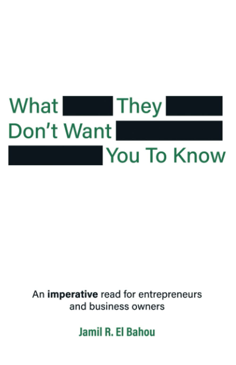 What They Don't Want You to Know