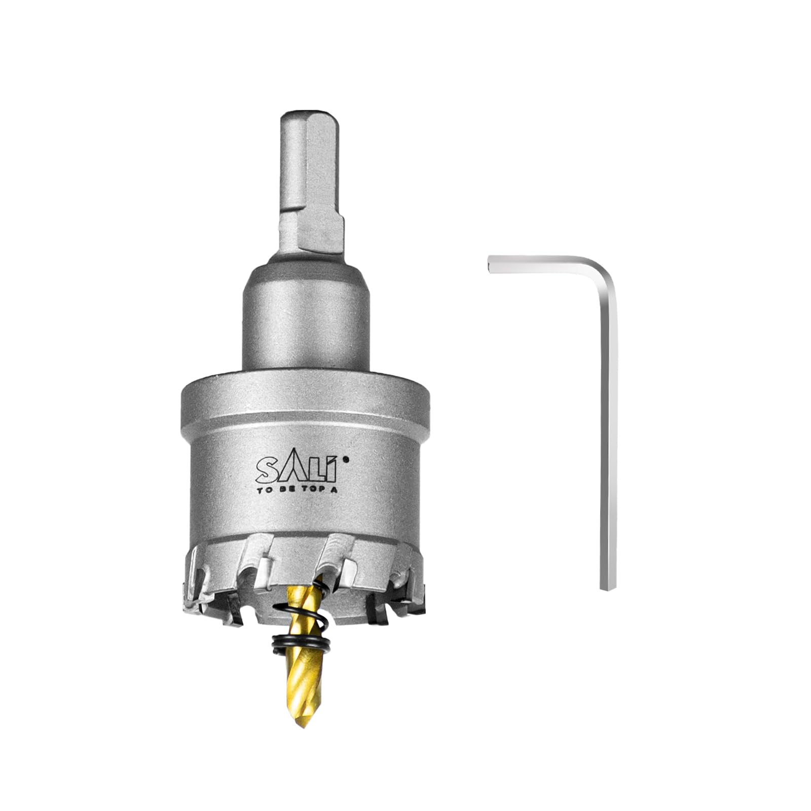 SALI TCT Carbide Hole Saw for Hard Metal,38mm,1-1/2" Tungsten Carbide Tipped Hole Cutter with 38mm