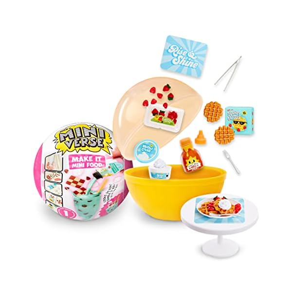 MGA’s Miniverse Make It Mini Food Diner Series 1 Minis, Blind Packaging, DIY, Resin Play, Collectors, 8+