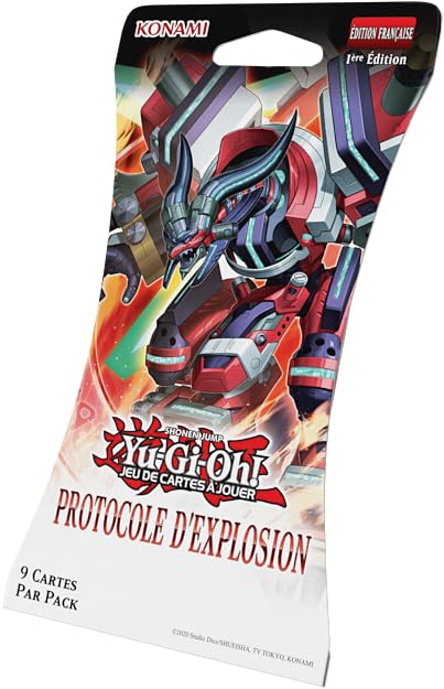 Yu-Gi-Oh! Booster Protocole d'Explosion - Jeu de Cartes à Jouer - 9 Cartes - À partir de 6 Ans - Édition française