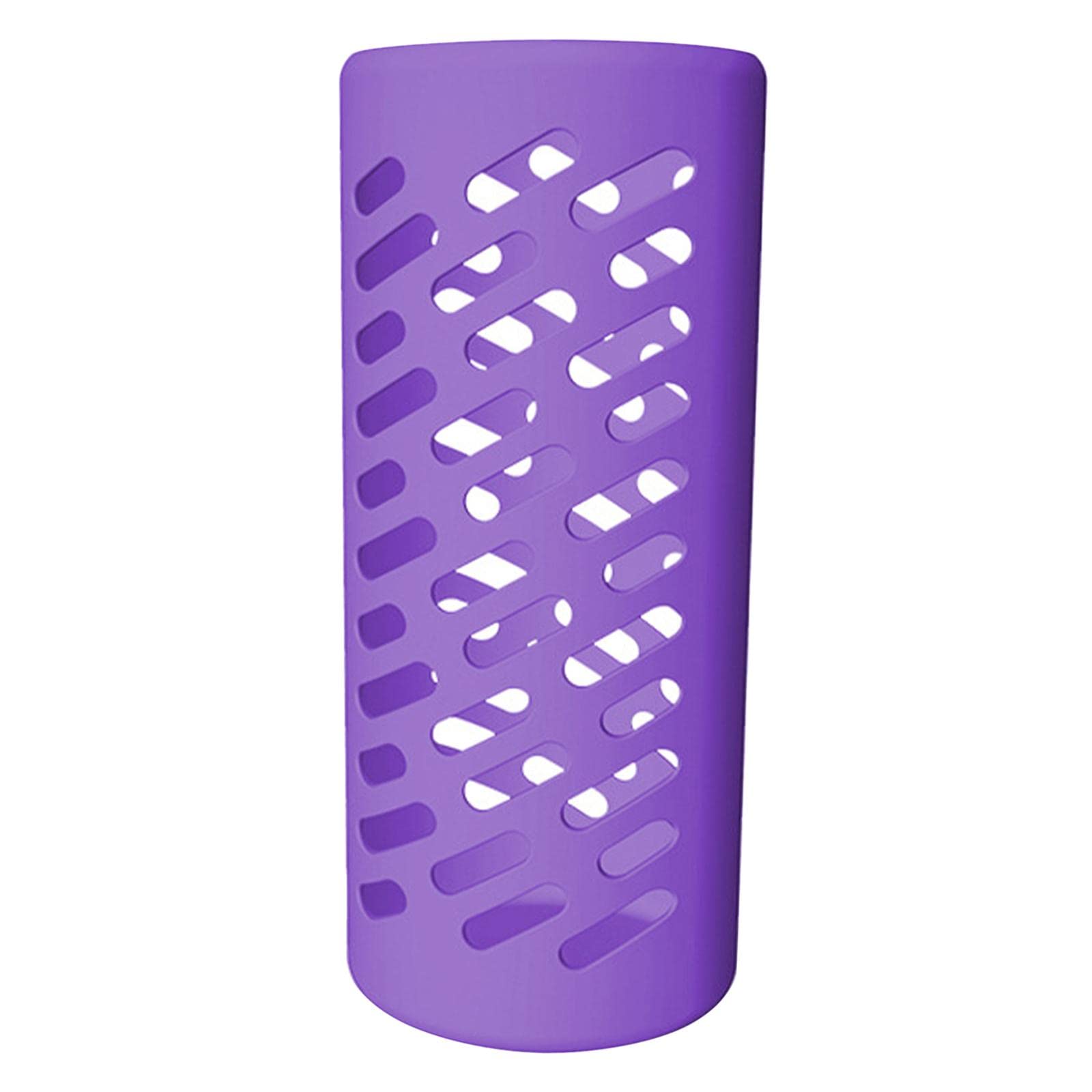 Timcryxient Silicone Bottle Sleeve Nonslip Protective Cover Purple 18oz