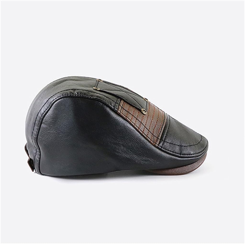 Men's Middle-Aged Duck Tongue Cap Splicing Collision Color Outdoor Leisure Senior Forward Cap