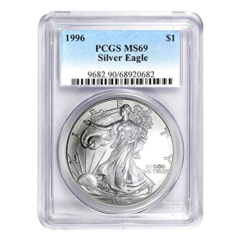 1996 American Silver Eagle $1 MS-69 PCGS