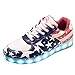 Myroads Unisex Adulto Carica 7 Colore USB LED Lampeggiante Luminosi Sneaker Stella Fluorescenza Scarpe Sportive (EU 38)