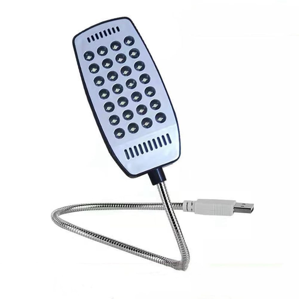Bloepum 28 LED Reading Lamp USB Book Light LED USB Book Light Ultra Bright Flexible for Laptop Notebook PC Computer