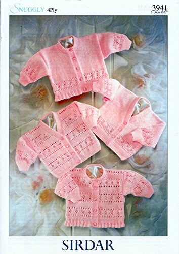 Sirdar Snuggly 4PLY Baby Knitting Pattern 3941