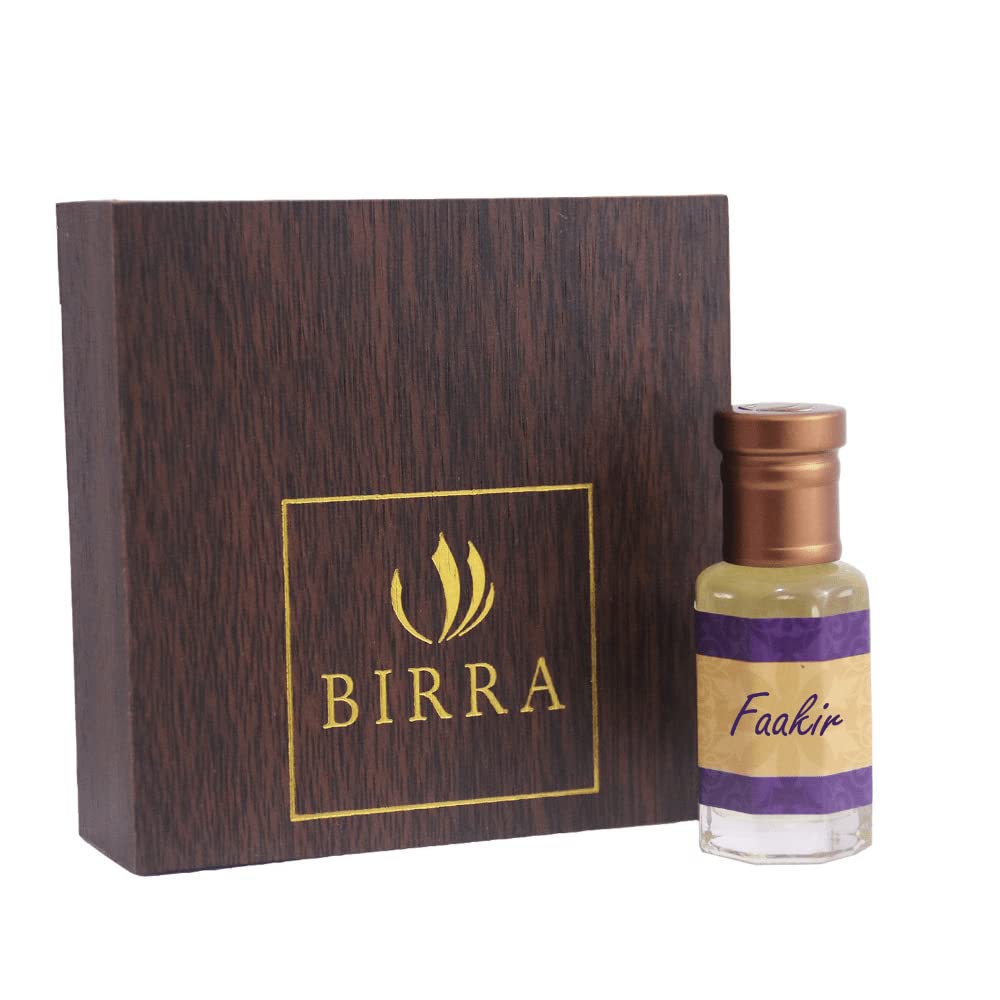 BIRRA Faakir Attar (12ml) | Men’s Luxurious Roll-On | Long-Lasting | Floral, Woody Fragrance With Citrusy Zest | Perfect Gifting Solution
