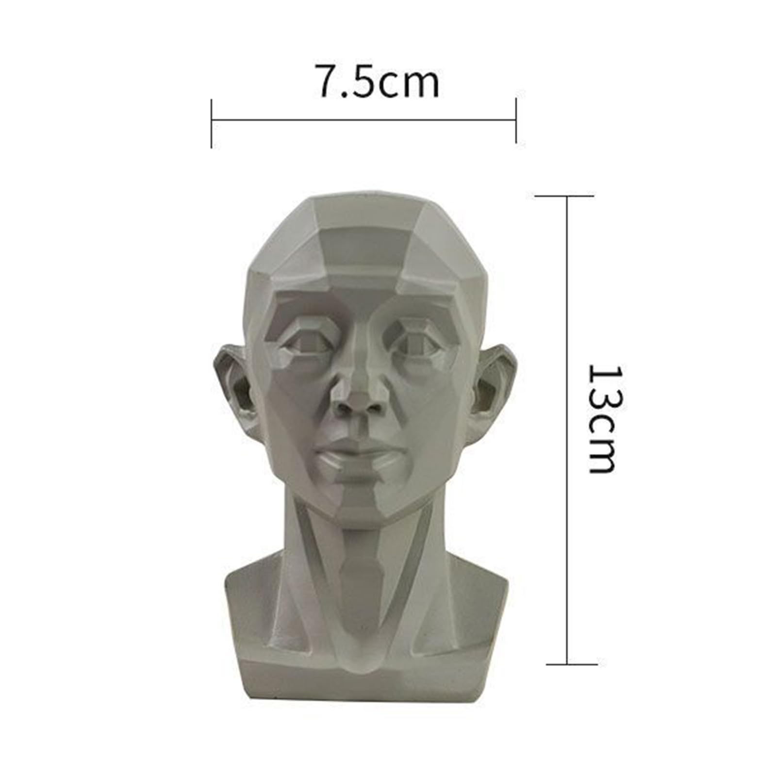 Amazon.co.jp: bephible 男性用 頭 彫刻 練習 ツール 平面モデル