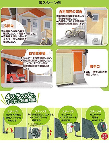 Amazon.co.jp: マスプロ電工 7インチモニター＆ワイヤレスフルHDカメラ