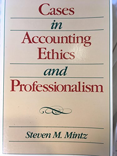 Cases in Accounting Ethics and Professionalism 0070425043 Book Cover