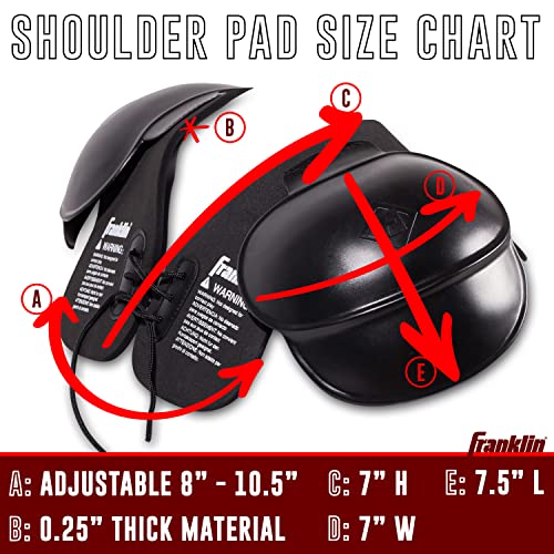 Franklin Sports Kids Costume Football Shoulder Pads - Lightweight Dress Up Shoulder Pads For Youth + Toddlers - Perfect For Halloween Football Costumes #TOP4