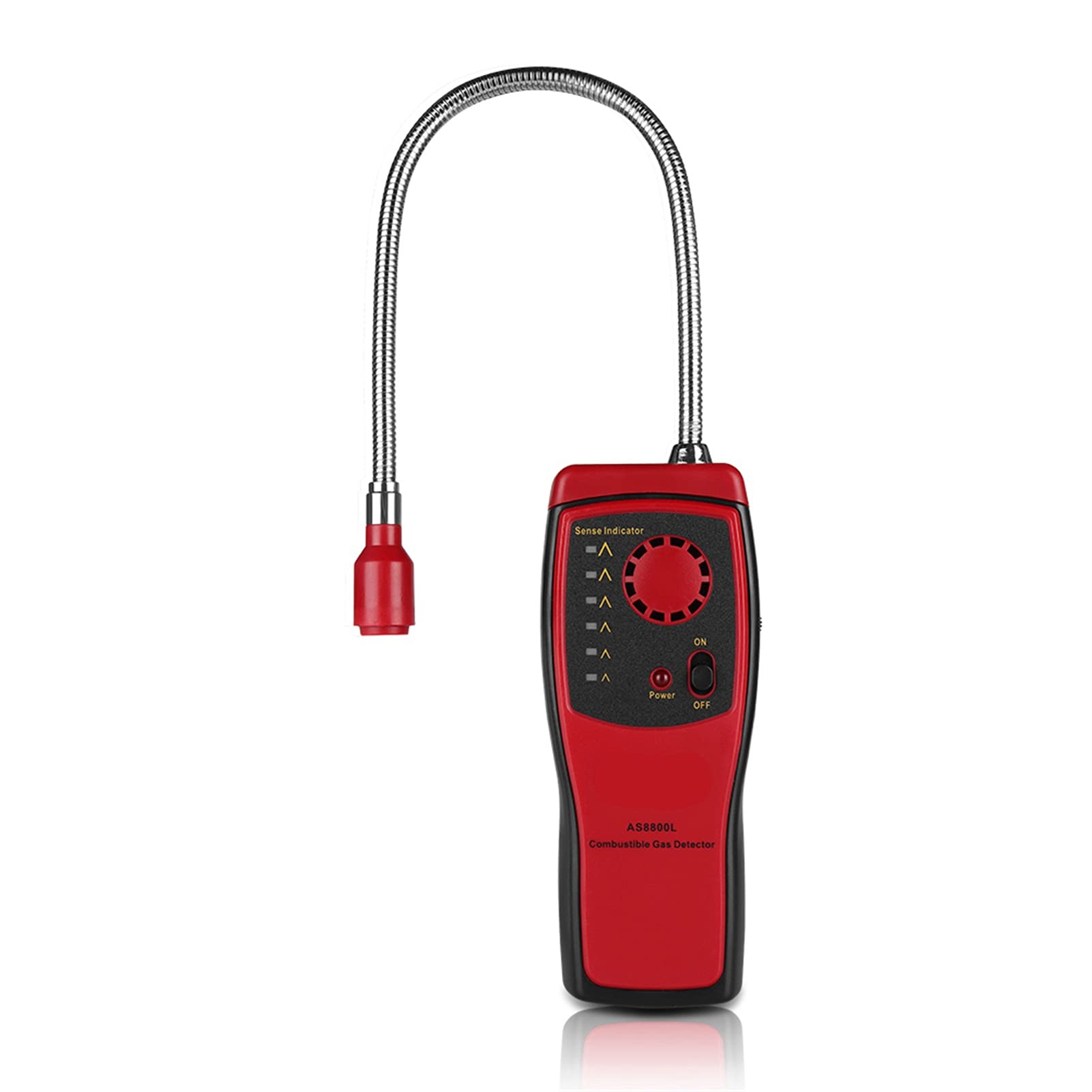 Llawqsm As8800l Gas Detector, Gas Analyzer Combustible Detector Port Flammable Natural Leak Meter Tester Air Quality Monitor Alarm For Hazardous(As8800l)