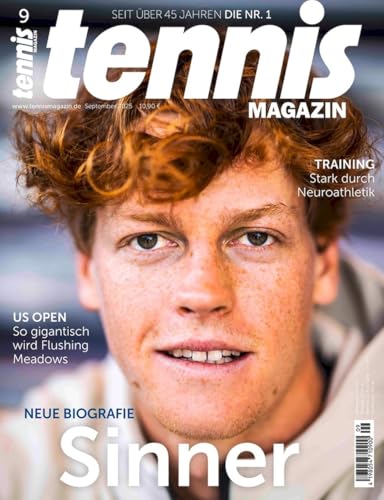 Tennis Magazin Deutschland 2025-09 Jannik Sinner Tennis Magazin Deutschland 2025-09 Jannik Sinner