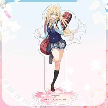 四月は君の嘘 アクリルキーホルダー 盤上のオリオン 　宮園かをり　当選品 四月は君の嘘 アクリルキーホルダー 盤上のオリオン 宮園かをり