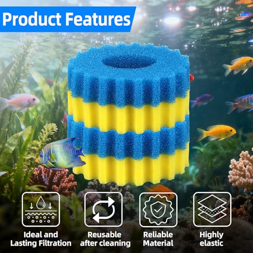 Filtro de esponja de repuesto compatible con VIVOHOME CPF-2500/CPF-3500 miniatura 3