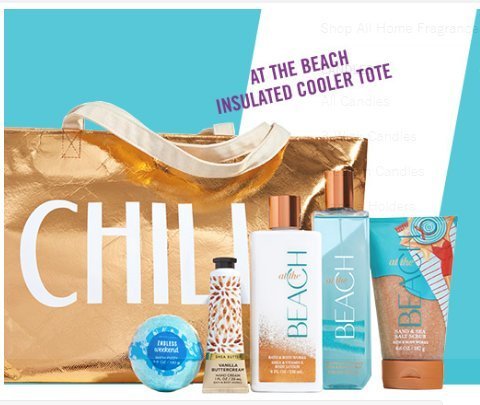Bath & Body Works AT THE BEACH Cooler Tote