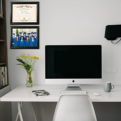 Haitian Black Color Snap Picture Poster Frame Wall Mounting, 8.5 X 11 Inch Size Front Loading, 1" Aluminium Profile,1.8Mm Thickness Of Hard Plastic Back Panel. #TOP7