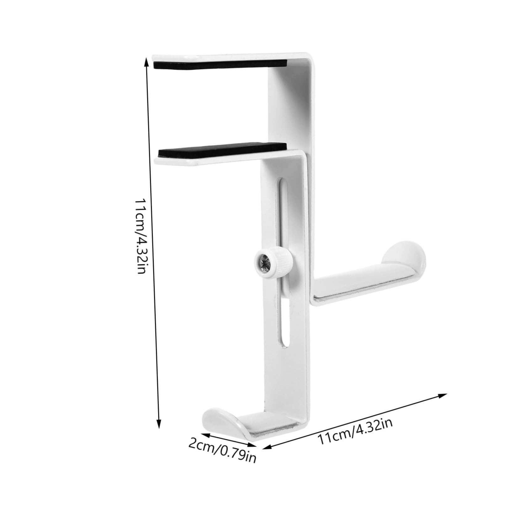 Artibetter Supporto Per Cuffie Regolabile Da 3 Pezzi Con Morsetto Da Scrivania Per Cuffie Sotto La Scrivania in Similpelle