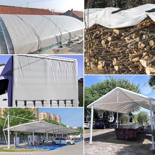 Lona impermeable 4x6m 600g/㎡ resistente multiusos cubierta exterior 5