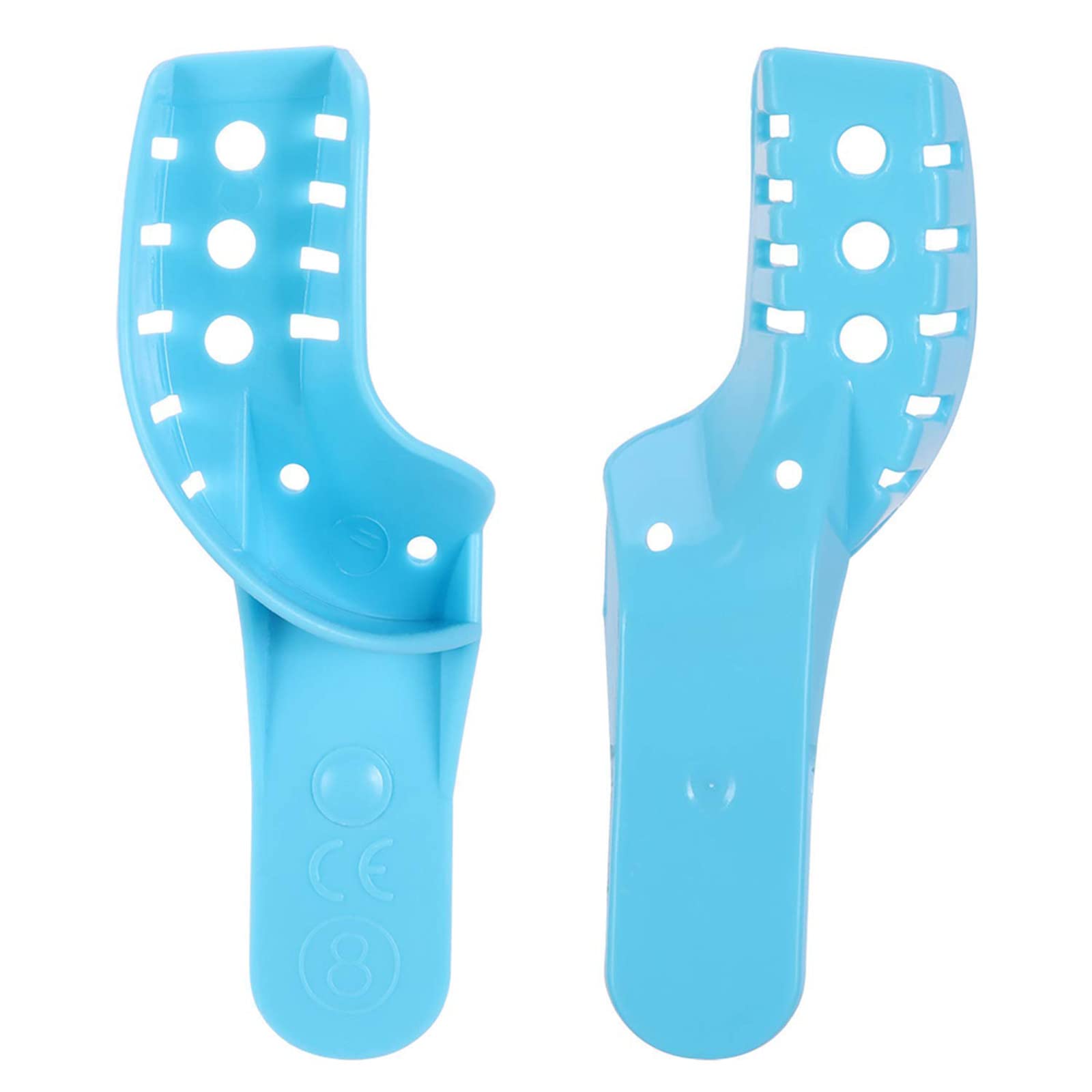 10x vassoi per impronte dentali monouso vassoi perforati per autoclave Strumento accessorio dentale Sbiancamento dei denti Forniture per dentisti 10 pezzi porta denti vassoi per impronte dentali in