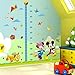 Sticker Mural Murale Autocollant Dessin Animé Souris Chien Minnie Oiseaux Enfants Bébé Mesure De La Hauteur De La Vignette Mur De La Chambre Maternelle Croissance Chat Autocollant Décoration