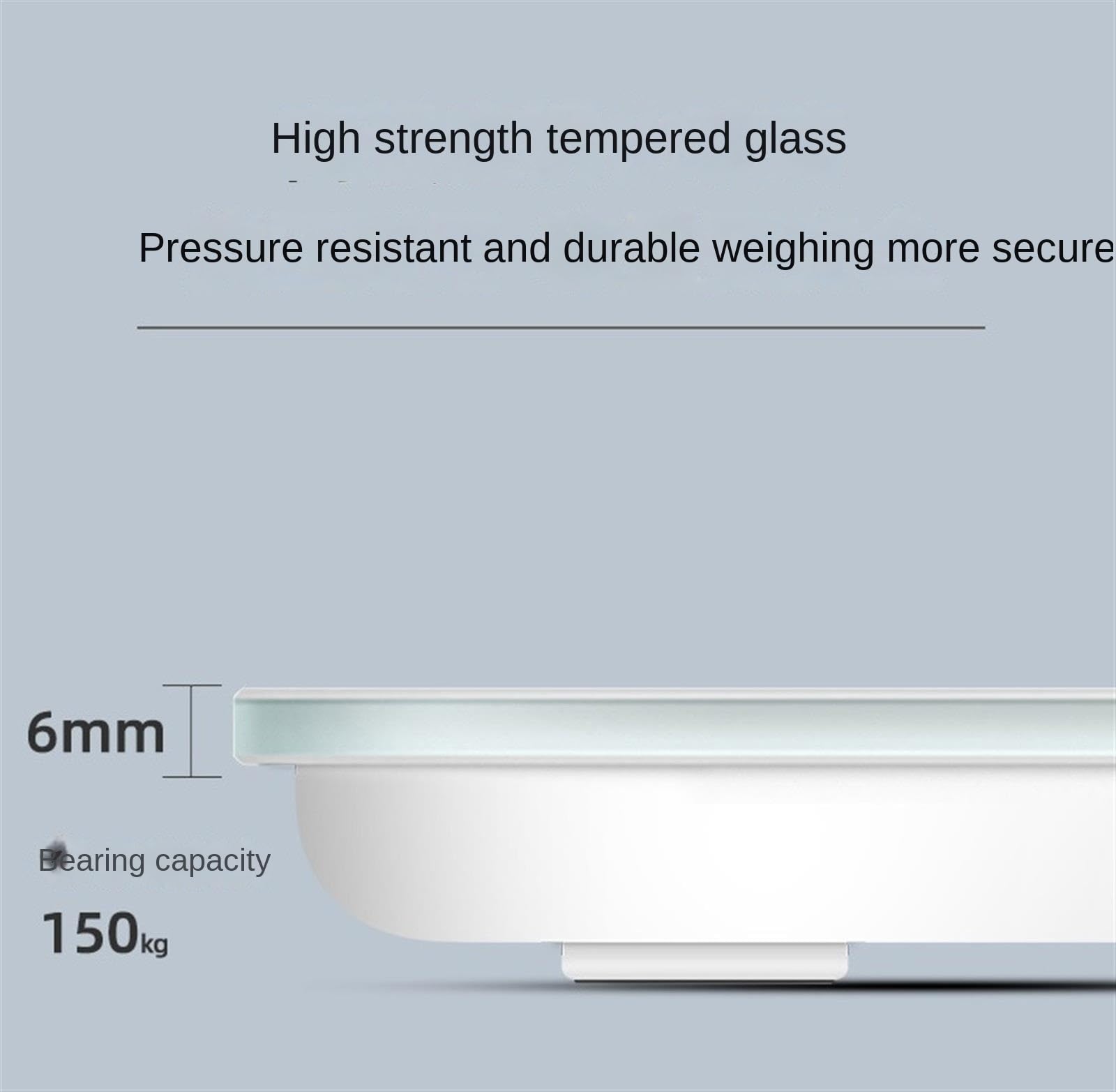 Báscula digital electrónica de peso para grasa corporal, báscula de baño, báscula de baño (negro)