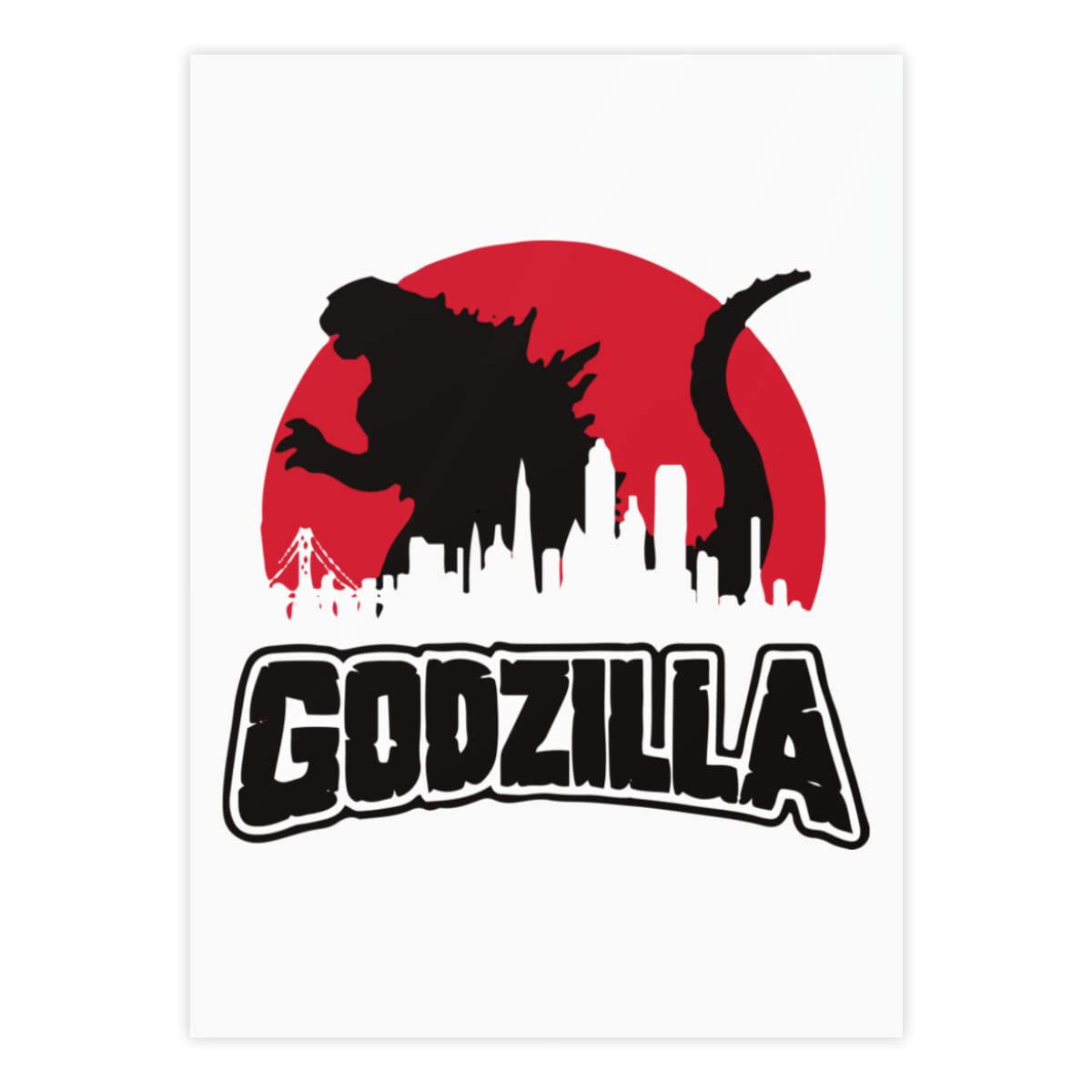 Amazon.co.jp: クリスタルステッカー 防水 ゴジラ 怪獣王