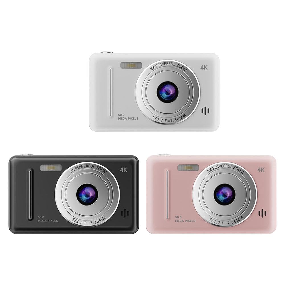 Amazon | デジタルカメラ 4K 5000万画素 8倍ズーム 2.4インチ液晶画面