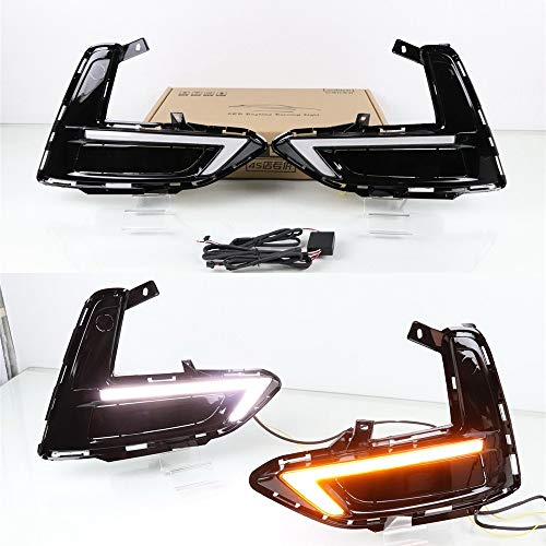 Luz DRL parachoques delantero LED 6000K acabado premium y flujo dinámico