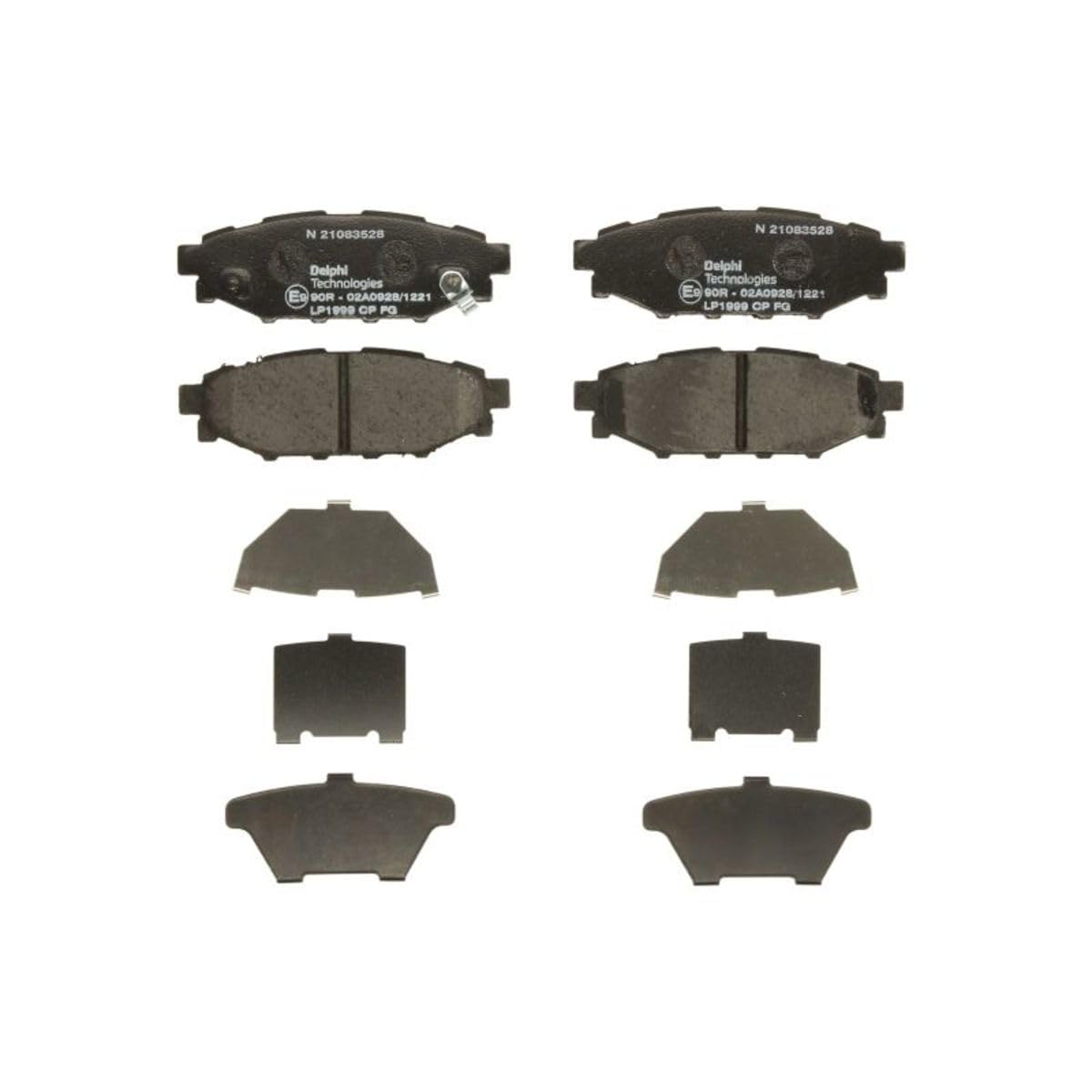 Delphi Pastiglia Freno LP1999-image