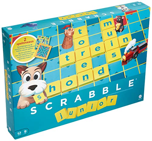 Mattel Games Y9671 - Scrabble Junior Woordspel pour Enfants 5 Ans en ouder - Néerlandais