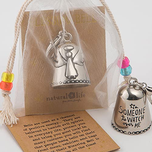 Angel Wing Bell, Bell Of Good Luck Gift Blessing Bell Friends Are Angels Silver Bell Decorations Christmas Tiny Silver Bell Suitable Gift For Friend Or Loved One Angel Blessing Bell Always #TOP2