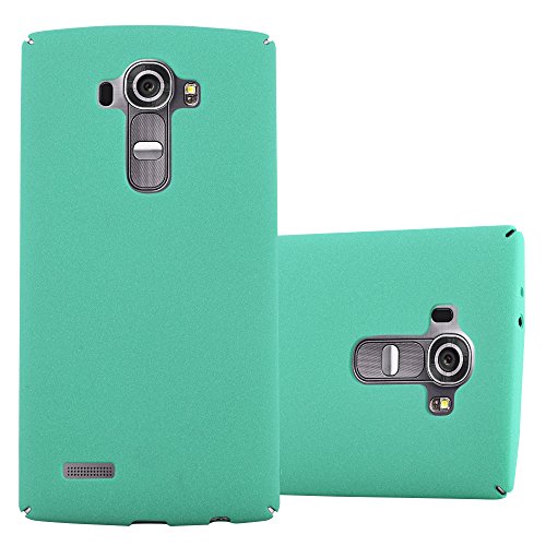 Cadorabo Funda para LG G4 / G4 Plus en Frosty Verde - Cubierta Protección de Plástico Duro Super Delgada e Inflexible con Antichoque - Case Cover Carcasa Protectora Ligera