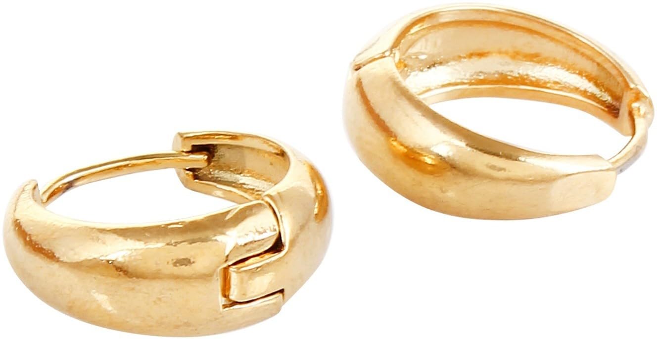 Presented Brass Golden Bali Brass Hoop Earring Salman-gold-image-15