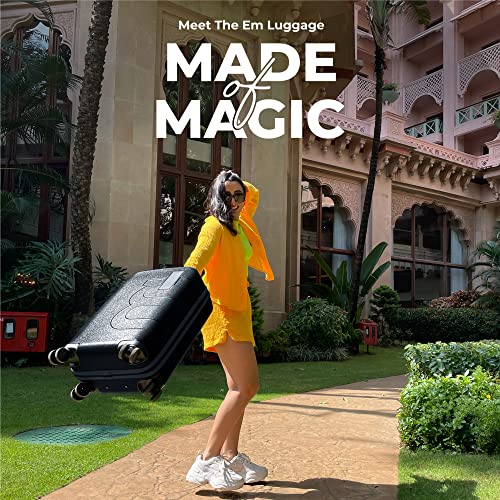 Image of MOKOBARA The Em Luggage German Makrolon Poly-Carbonate Hard Sided 8 Hinomoto Wheels Suitcase Trolley (Em Cabin Luggage, We Meet Again)