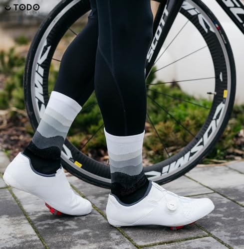 Image of TODO PRO Cycling Socks - Breathable Bike Socks for Men and Women