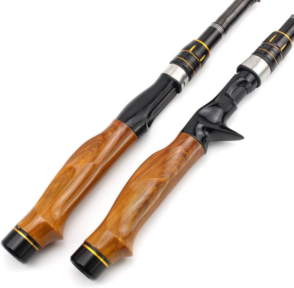 Telescopic Fishing Rod Carbon Spinning Casting Rod Carbon Fiber Portable Telescopic Fishing Pole 1.8m